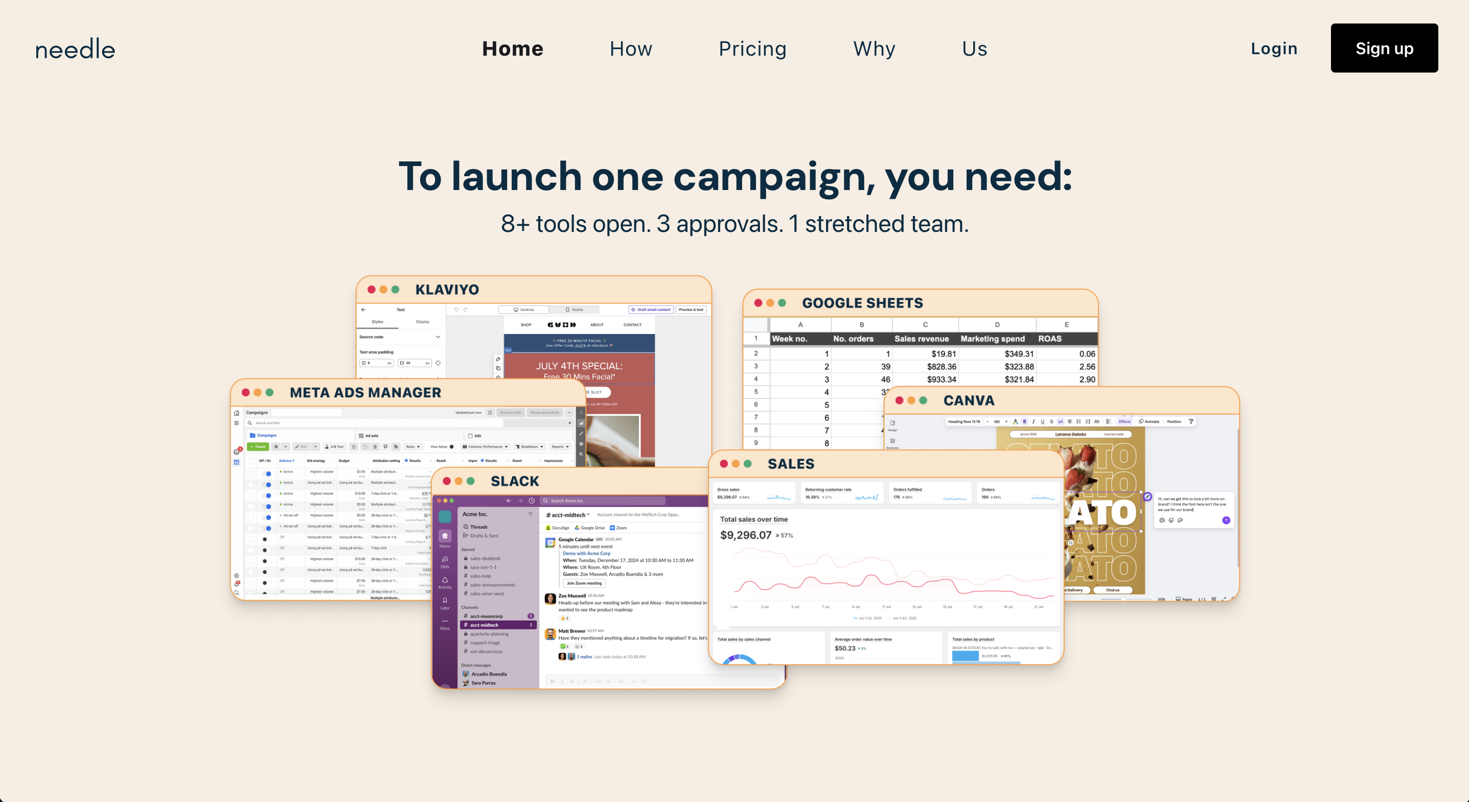 Needle, an ad agency replacment