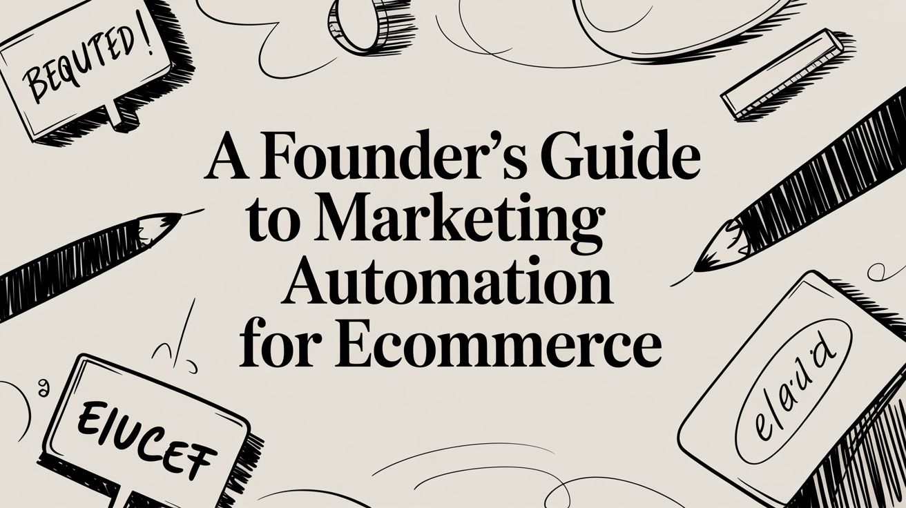 A Founder's Guide to Marketing Automation for Ecommerce