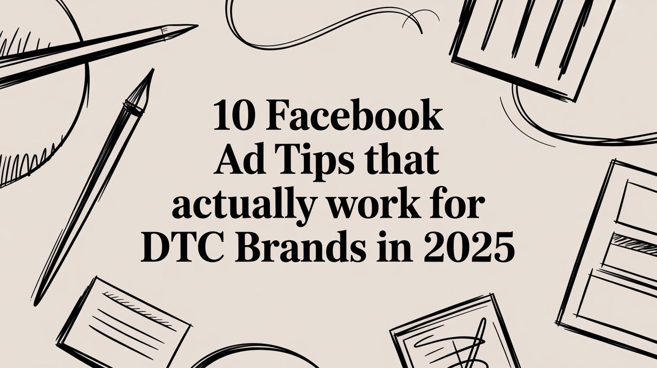 10 Facebook Ad Tips That Actually Work for DTC Brands in 2025