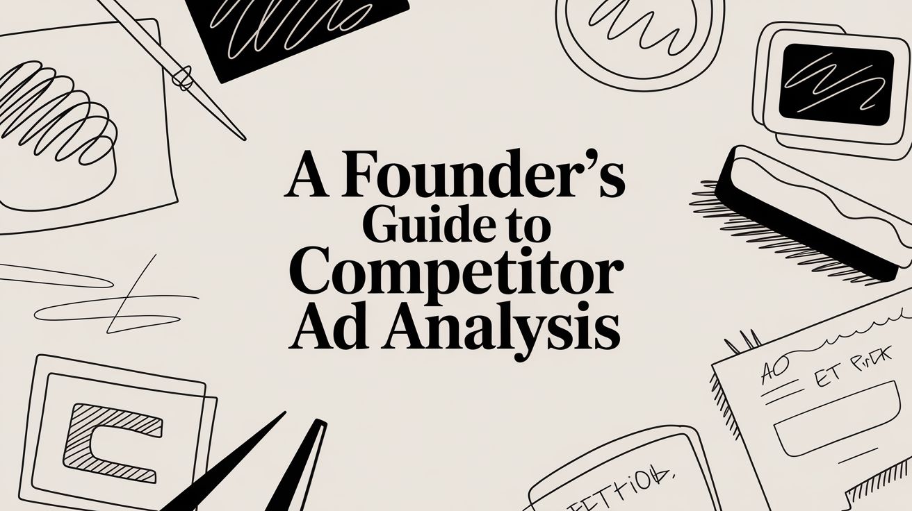A Founder's Guide to Competitor Ad Analysis