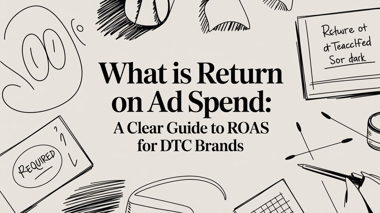 What is return on ad spend: A Clear Guide to ROAS for DTC Brands