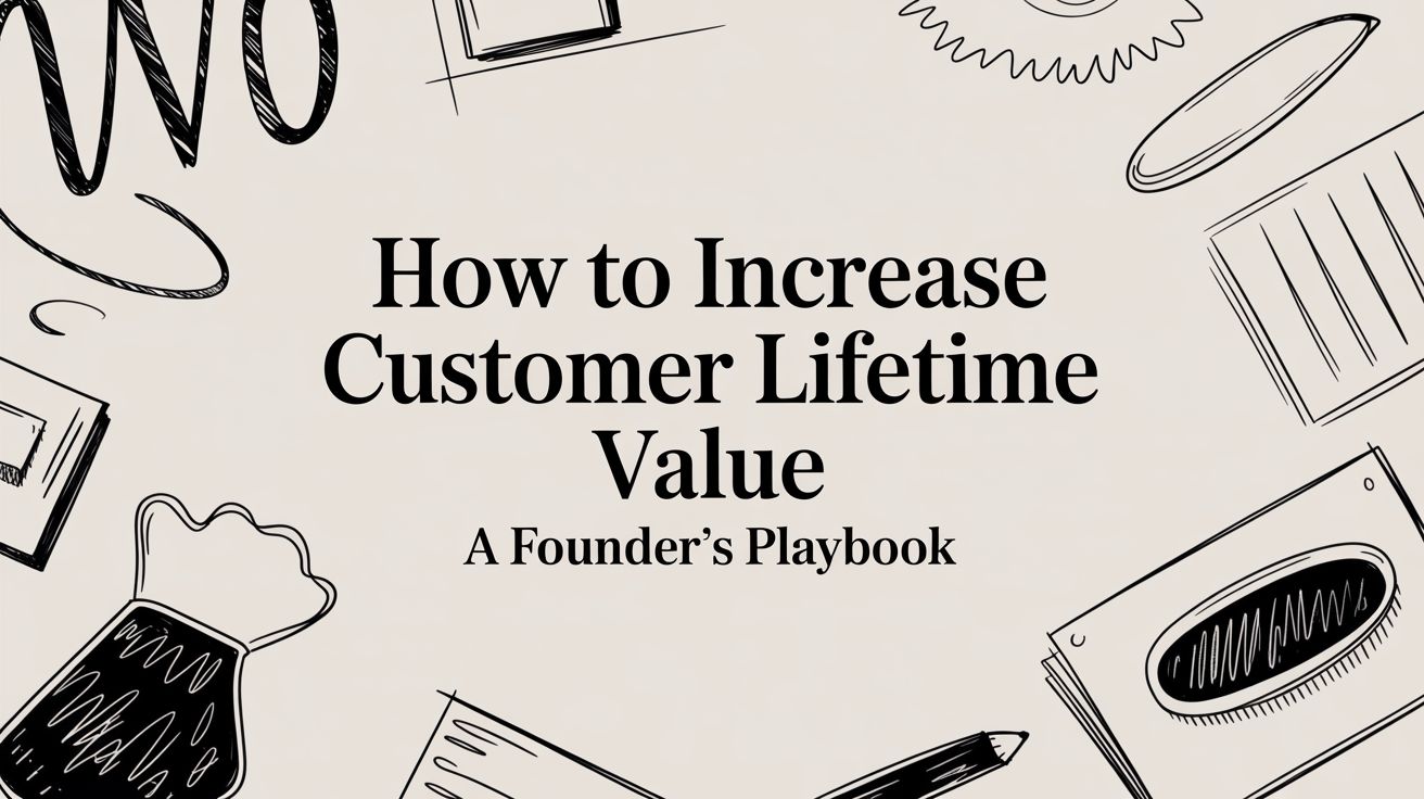 How to Increase Customer Lifetime Value: A Founder's Playbook