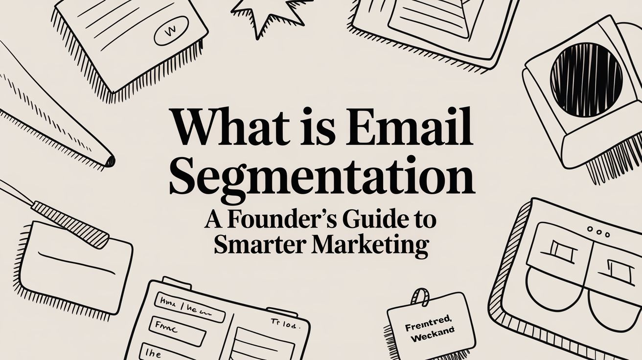 What Is Email Segmentation A Founder’s Guide To Smarter Marketing