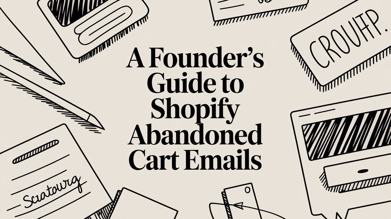 A Founder's Guide to Shopify Abandoned Cart Emails