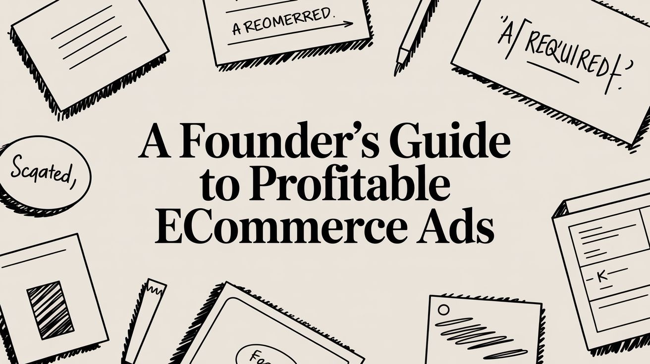A Founder's Guide to Profitable Ecommerce Ads