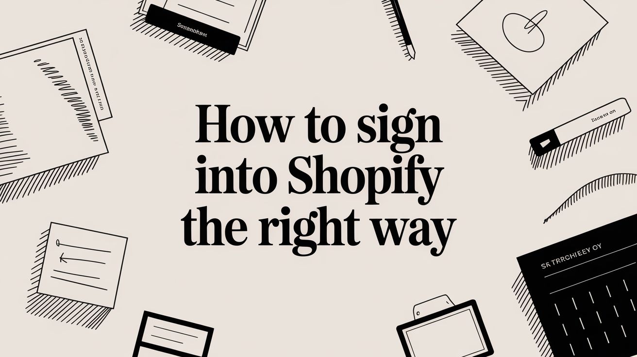 How to Sign Into Shopify the Right Way
