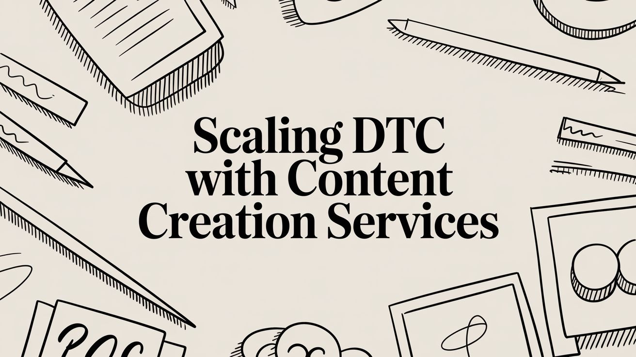 Scaling DTC with Content Creation Services