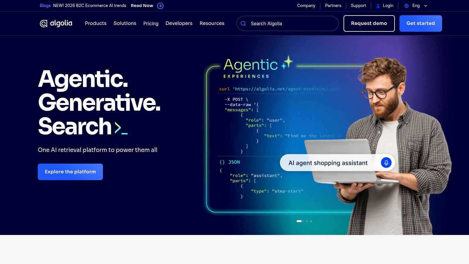 Algolia AI Search and Discovery