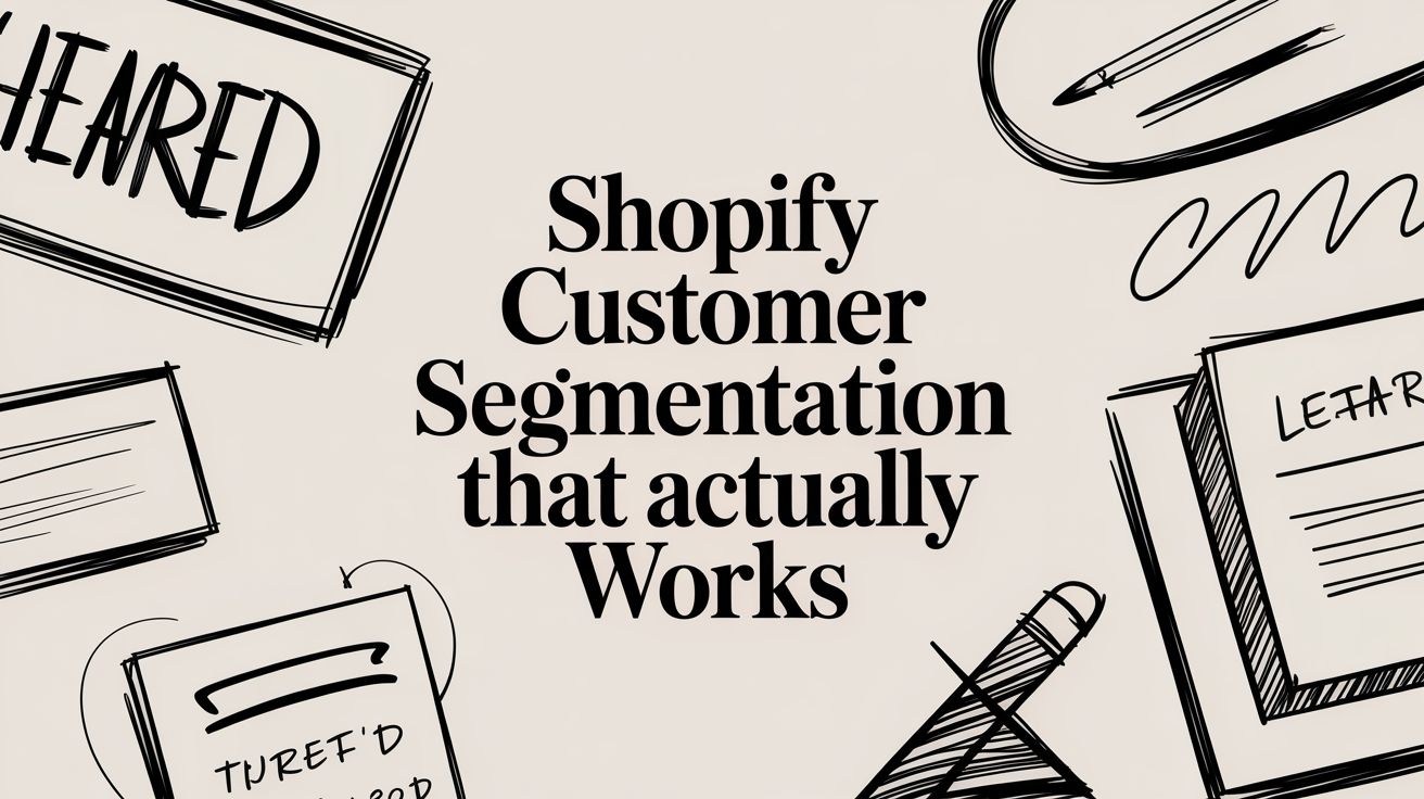Shopify Customer Segmentation: A No-BS Guide for Founders