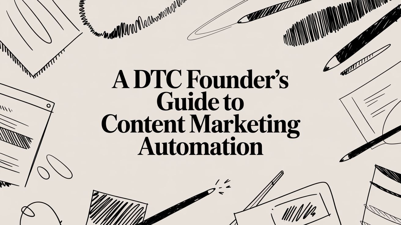 A DTC Founder's Guide to Content Marketing Automation