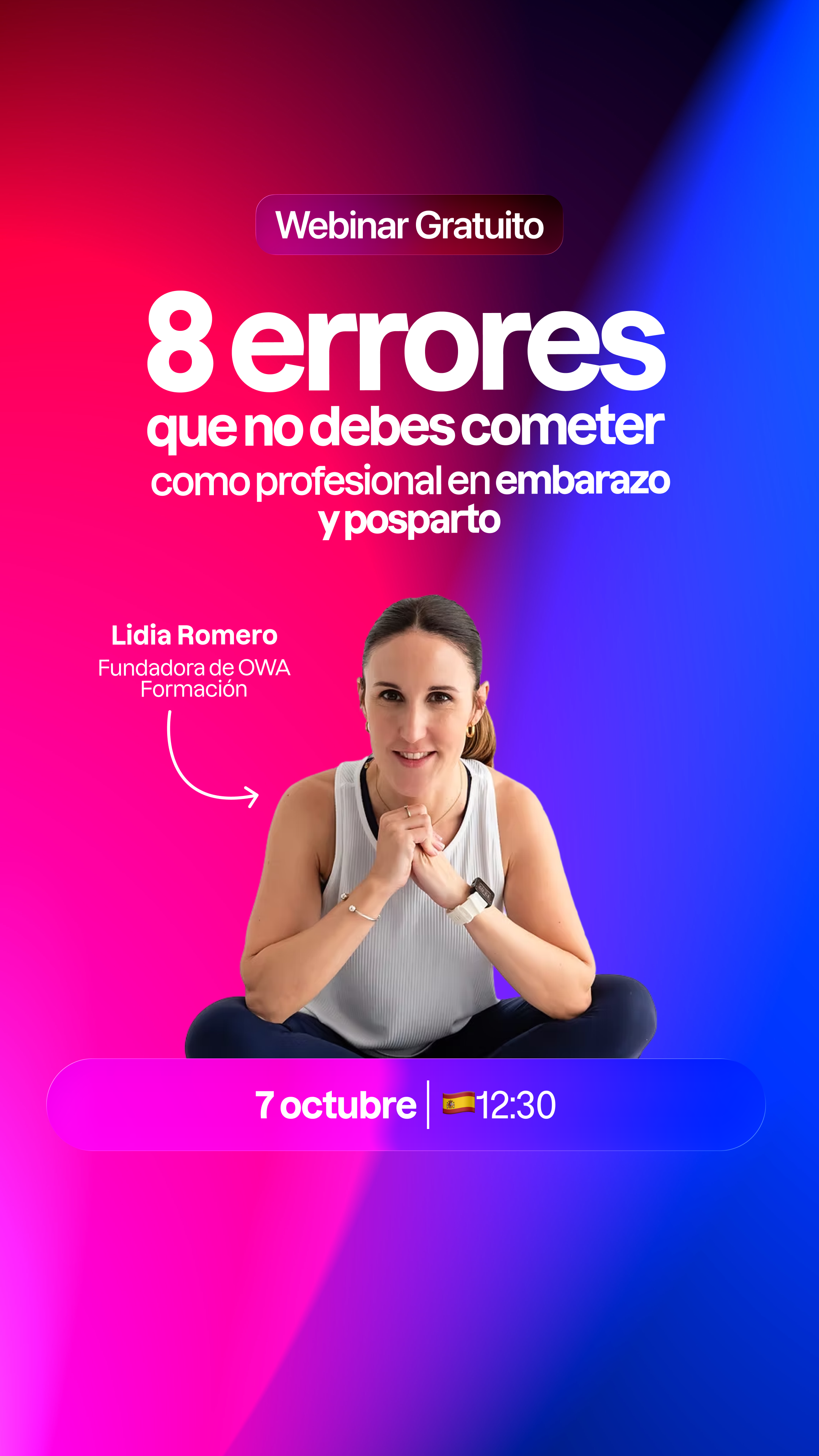 Webinar: entrenamiento en embarazo y posparto — Lidia Romero