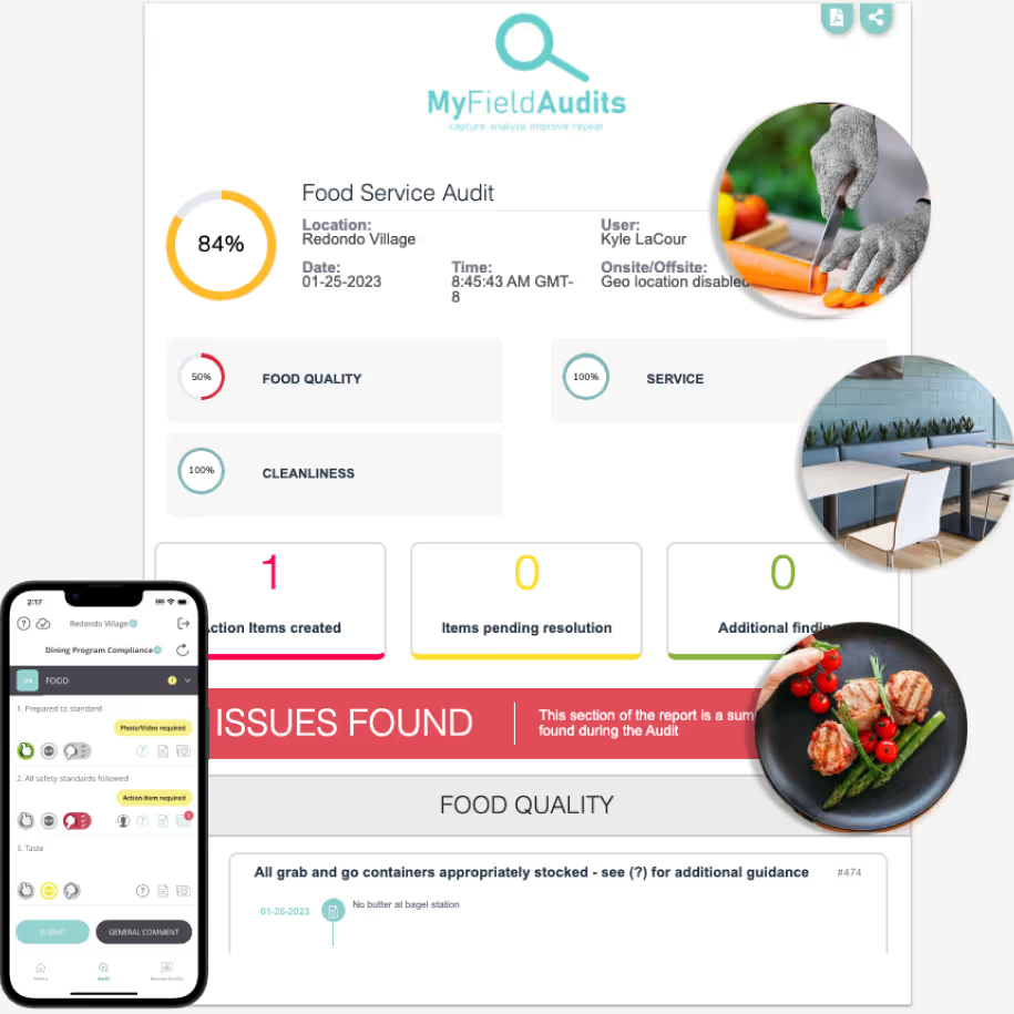 MyFieldAudits mobile inspection software