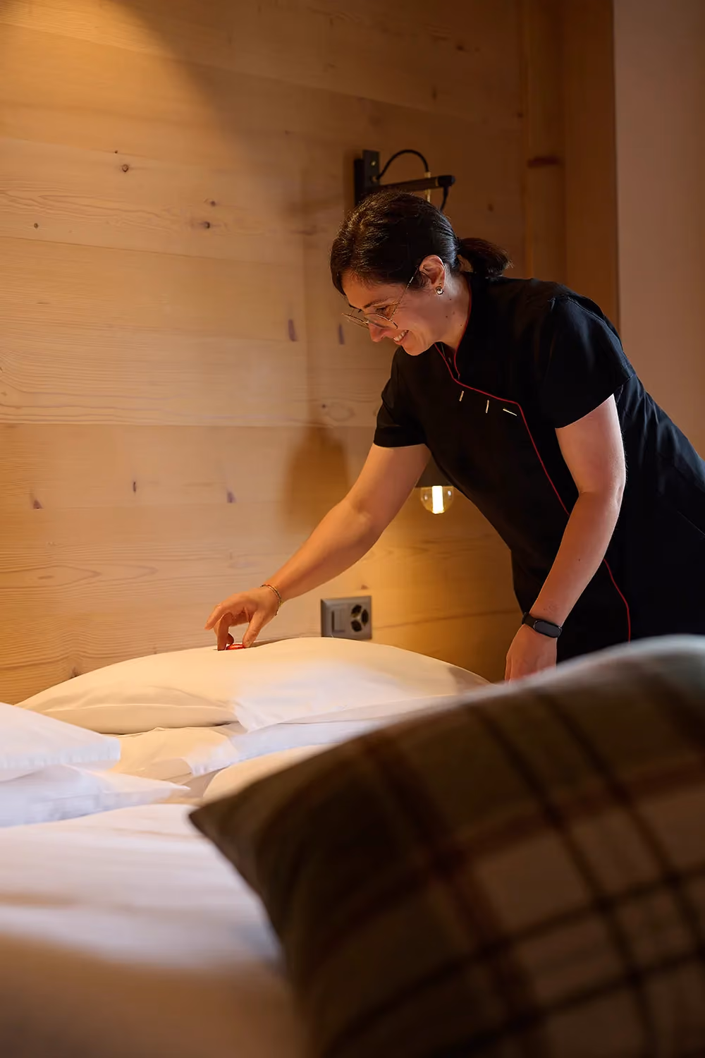 Zimmer Service im Hotel Alpenrose Wengen, Jungfrau Region, Schweiz
