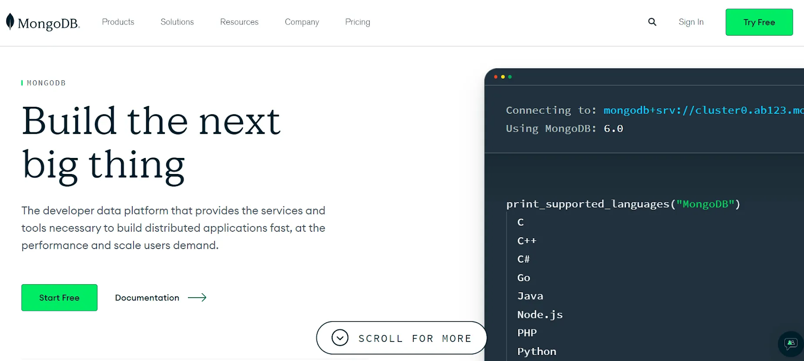 MongoDB