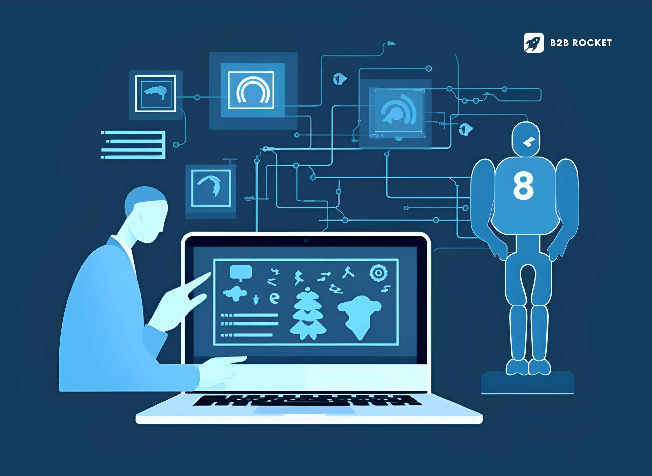 Amplifying B2B Sales Lead Generation with the Power of Chatbots
