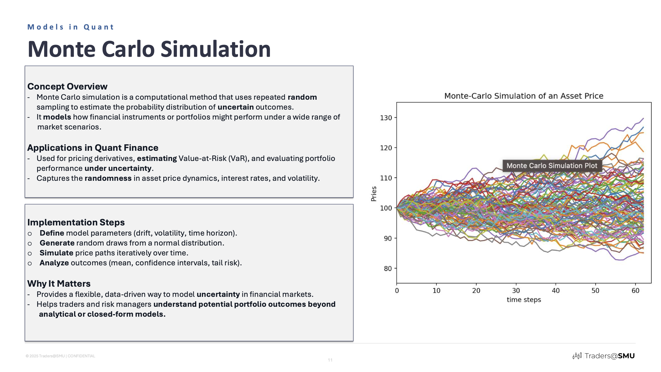 Models in Quant Finance
