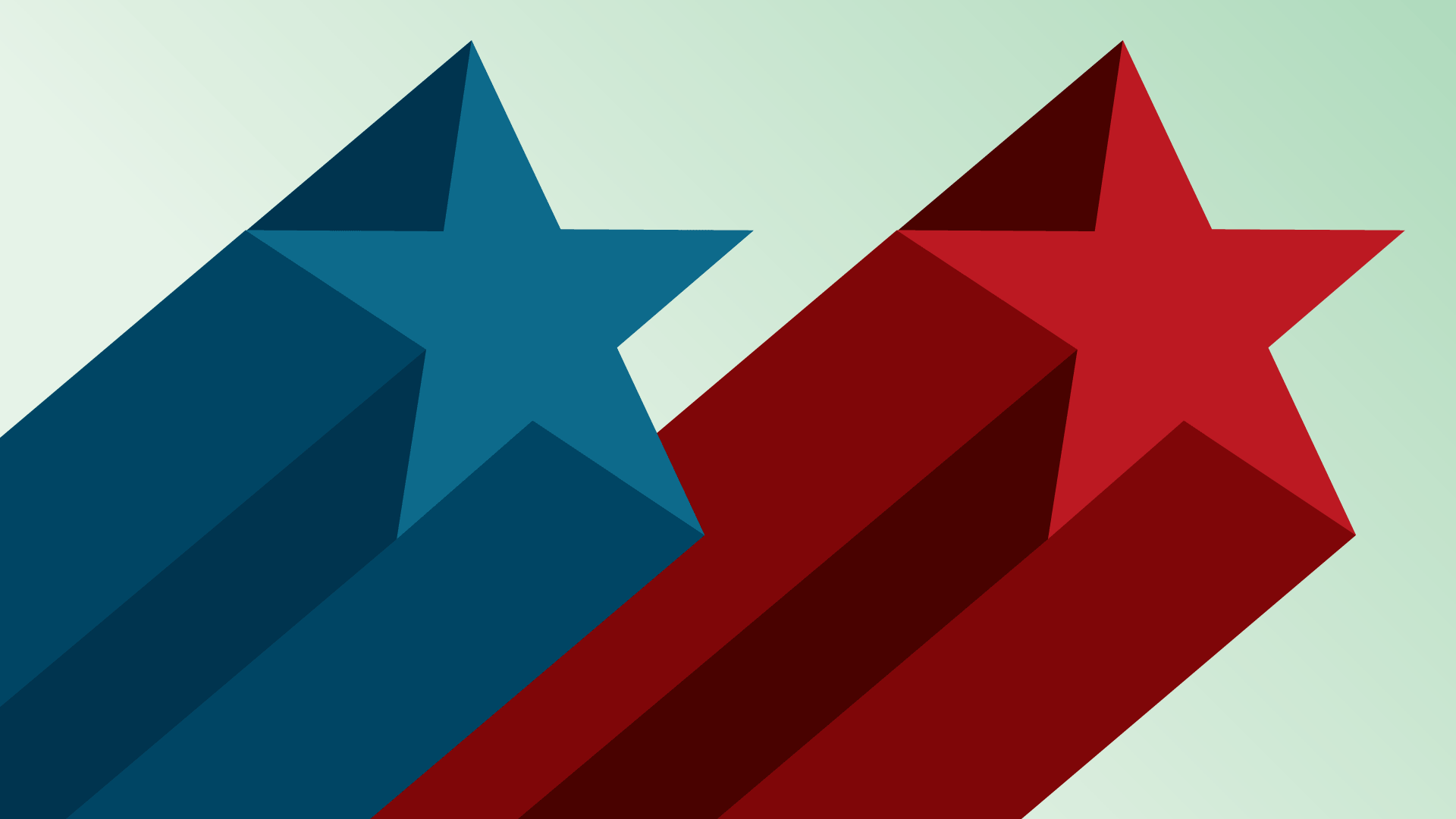 Red and Blue Stars