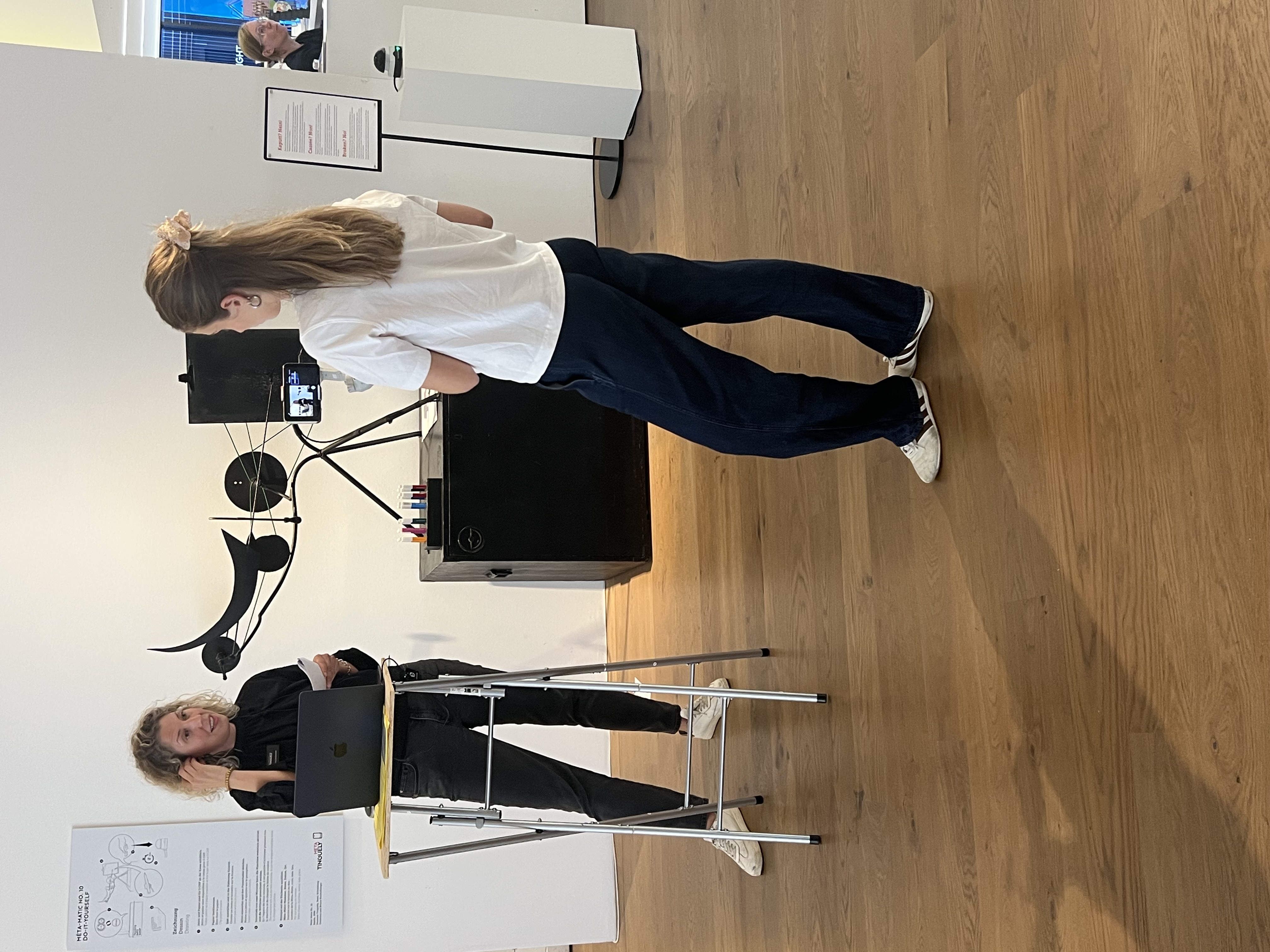 La roue = c'est toutDigitale Führung Sammlung Jean Tinguely, Foto