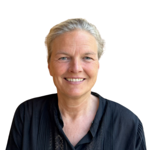 Billede af Rikke Øberg, der deltager i podcasten Drømmevillaen