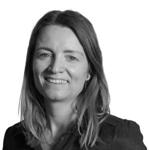 Billede af Gitte Madsen, der deltager i podcasten Drømmevillaen