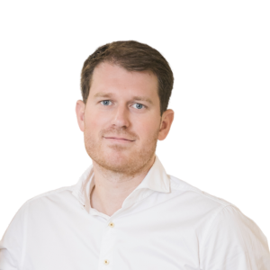 Billede af Casper Kjærsgaard Sørensen, der deltager i podcasten Drømmevillaen