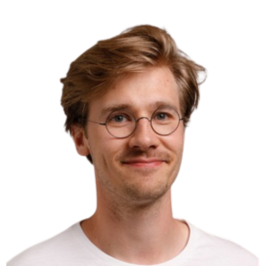 Billede af Mikkel Vestergaard, der deltager i podcasten Drømmevillaen