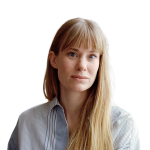 Billede af Nanna Kley, der deltager i podcasten Drømmevillaen