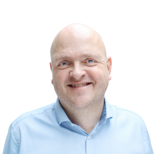 Billede af Morten Dalum, der deltager i podcasten Drømmevillaen