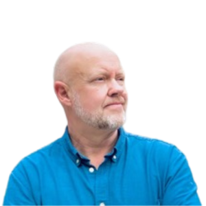 Billede af Christian Rønne, der deltager i podcasten Drømmevillaen