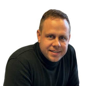 Billede af Jesper Purkær Nielsen, der deltager i podcasten Drømmevillaen