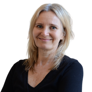 Billede af Marie Fenger, der deltager i podcasten Drømmevillaen