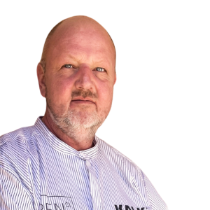 Billede af Rasmus Jørgensen, der deltager i podcasten Drømmevillaen