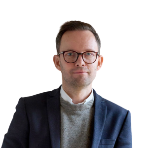 Billede af Kenneth Poulsen, der deltager i podcasten Drømmevillaen