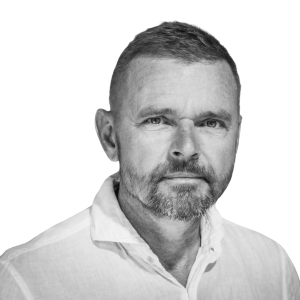 Billede af Helge Hansen, der deltager i podcasten Drømmevillaen