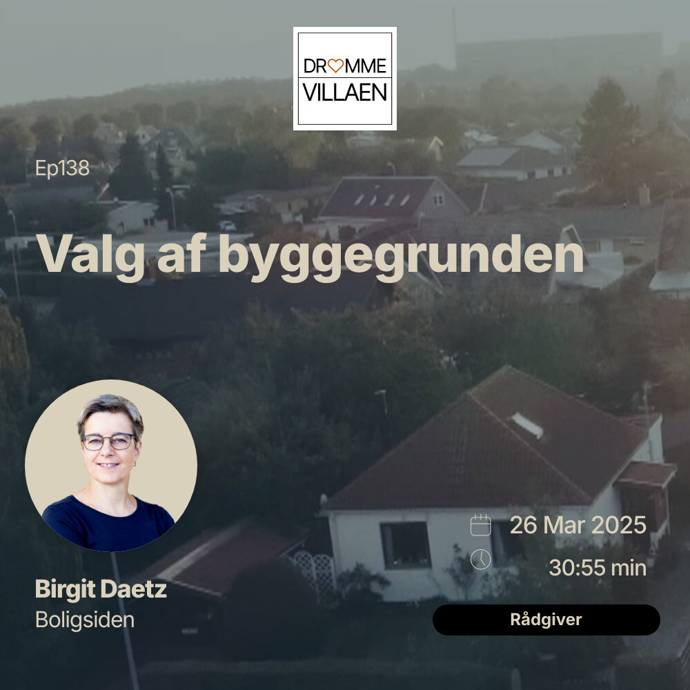 Valg af byggegrunden