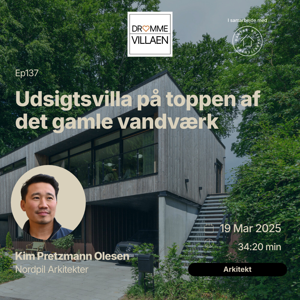 Udsigtsvilla på toppen af det gamle vandværk