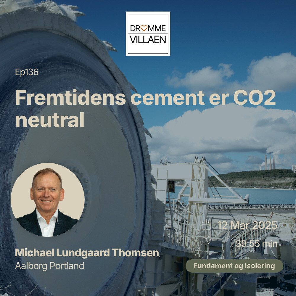 Fremtidens cement er CO2 neutral
