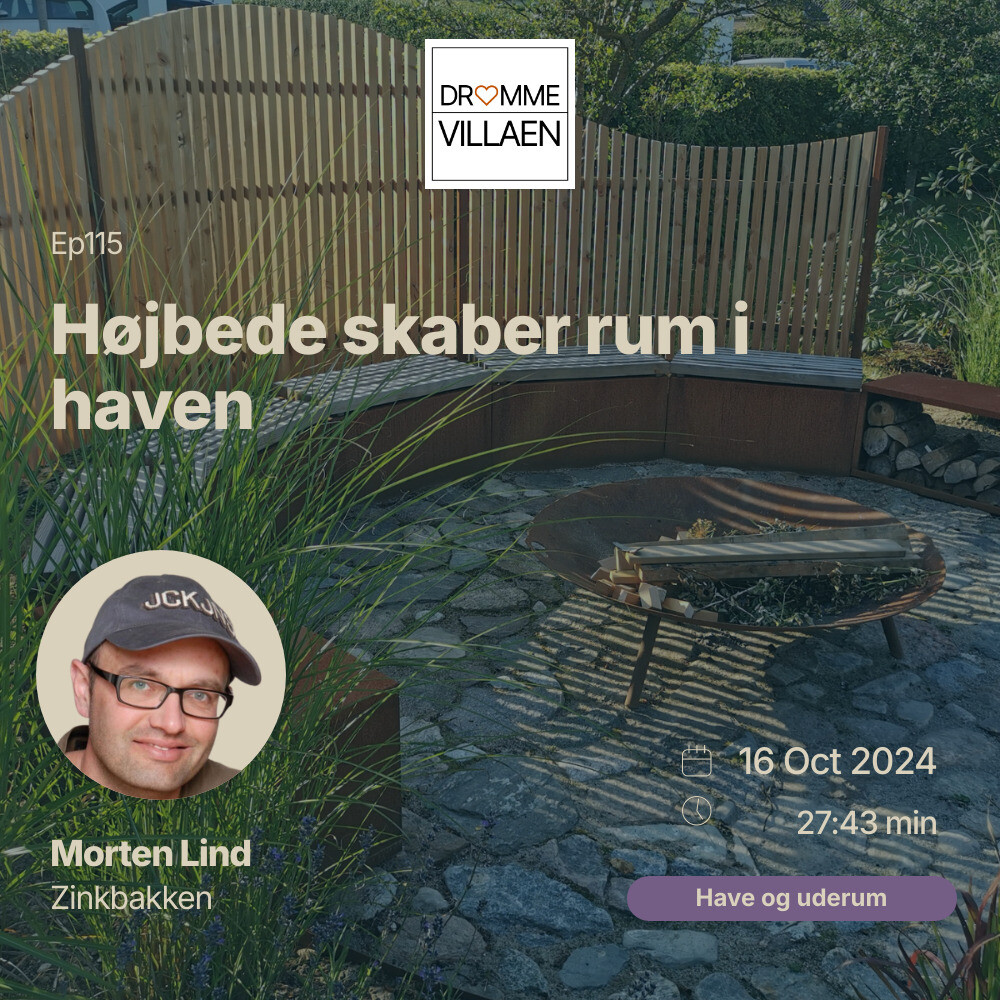 Højbede skaber rum i haven