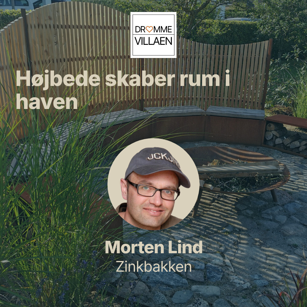 Højbede skaber rum i haven