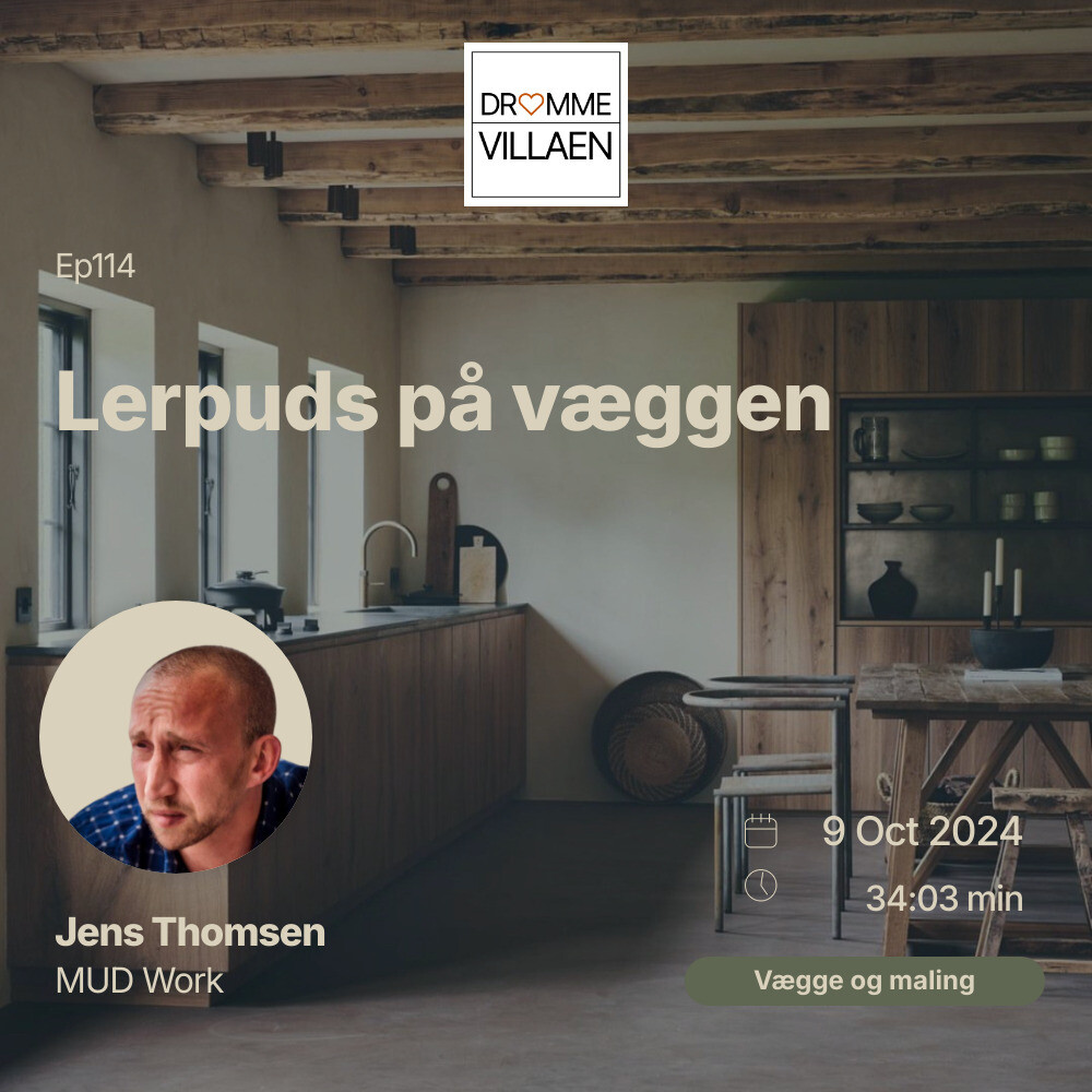 Lerpuds på væggen