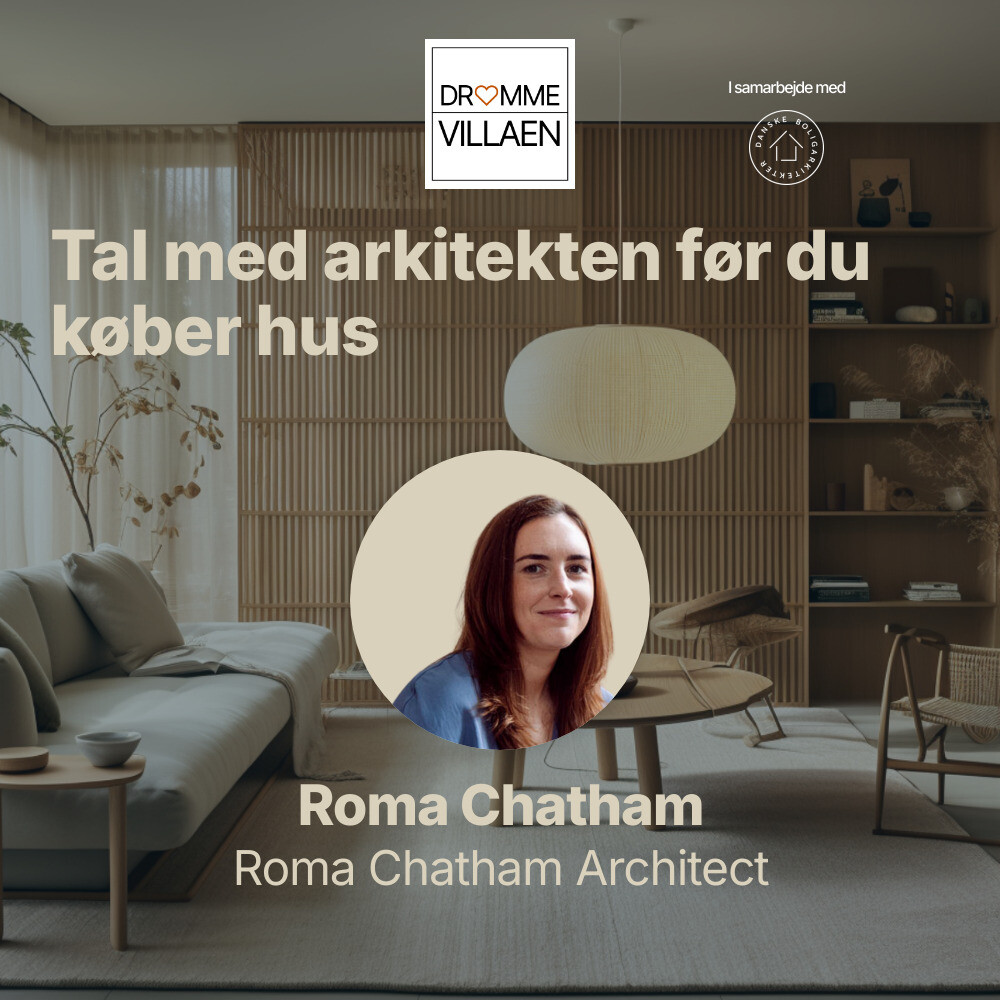 Tal med arkitekten før du køber hus