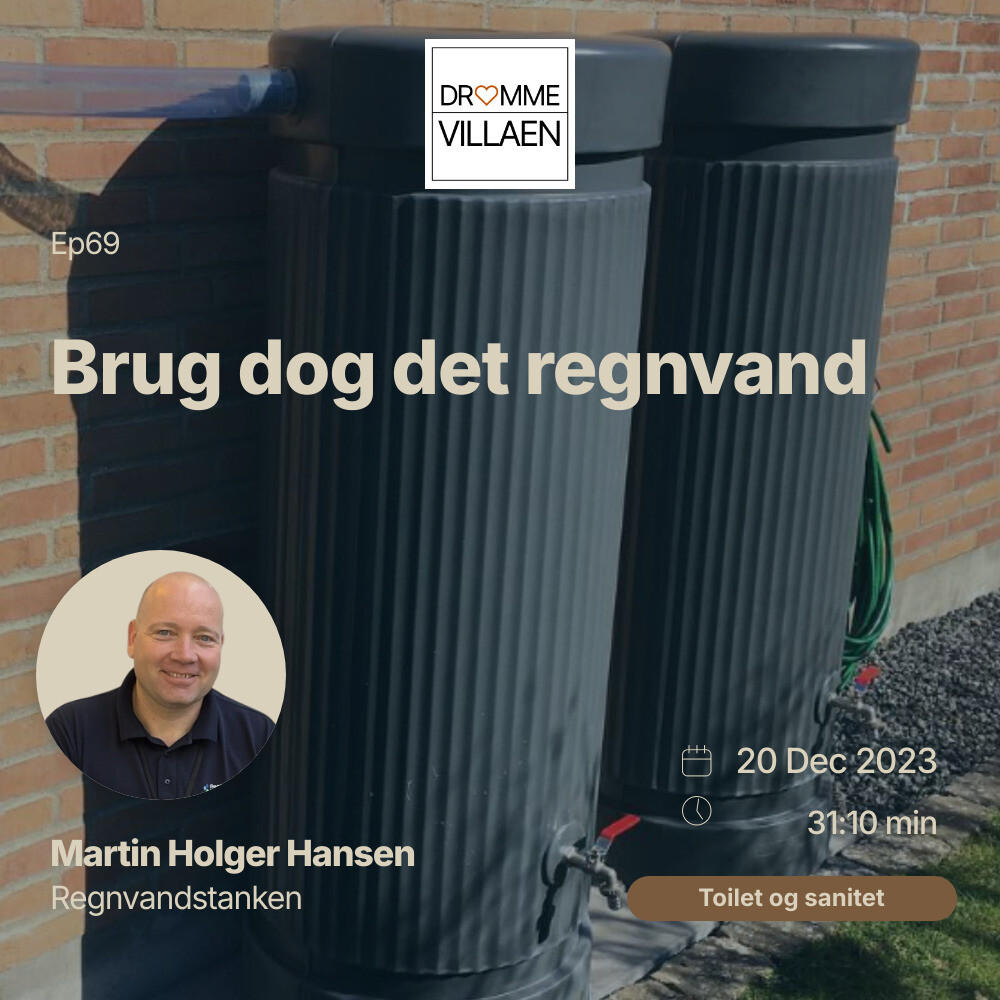 Brug dog det regnvand