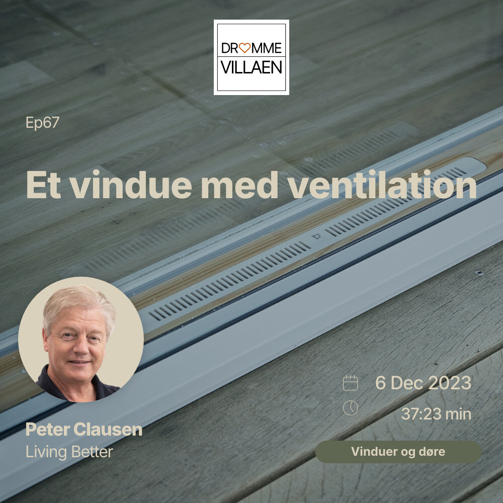 Et vindue med ventilation