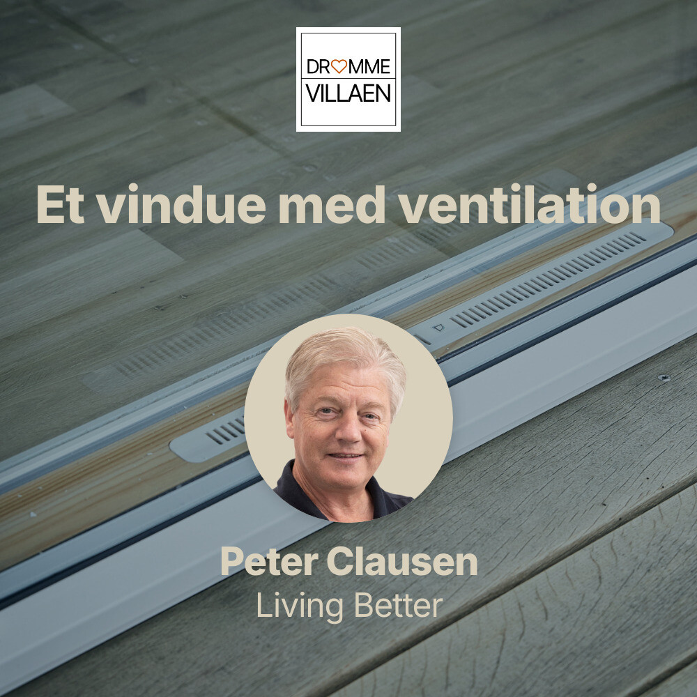 Et vindue med ventilation