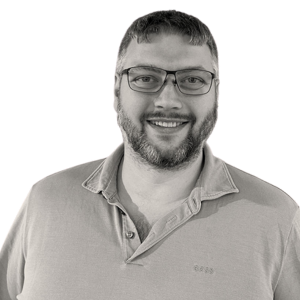 Billede af David Madsen, der deltager i podcasten Drømmevillaen