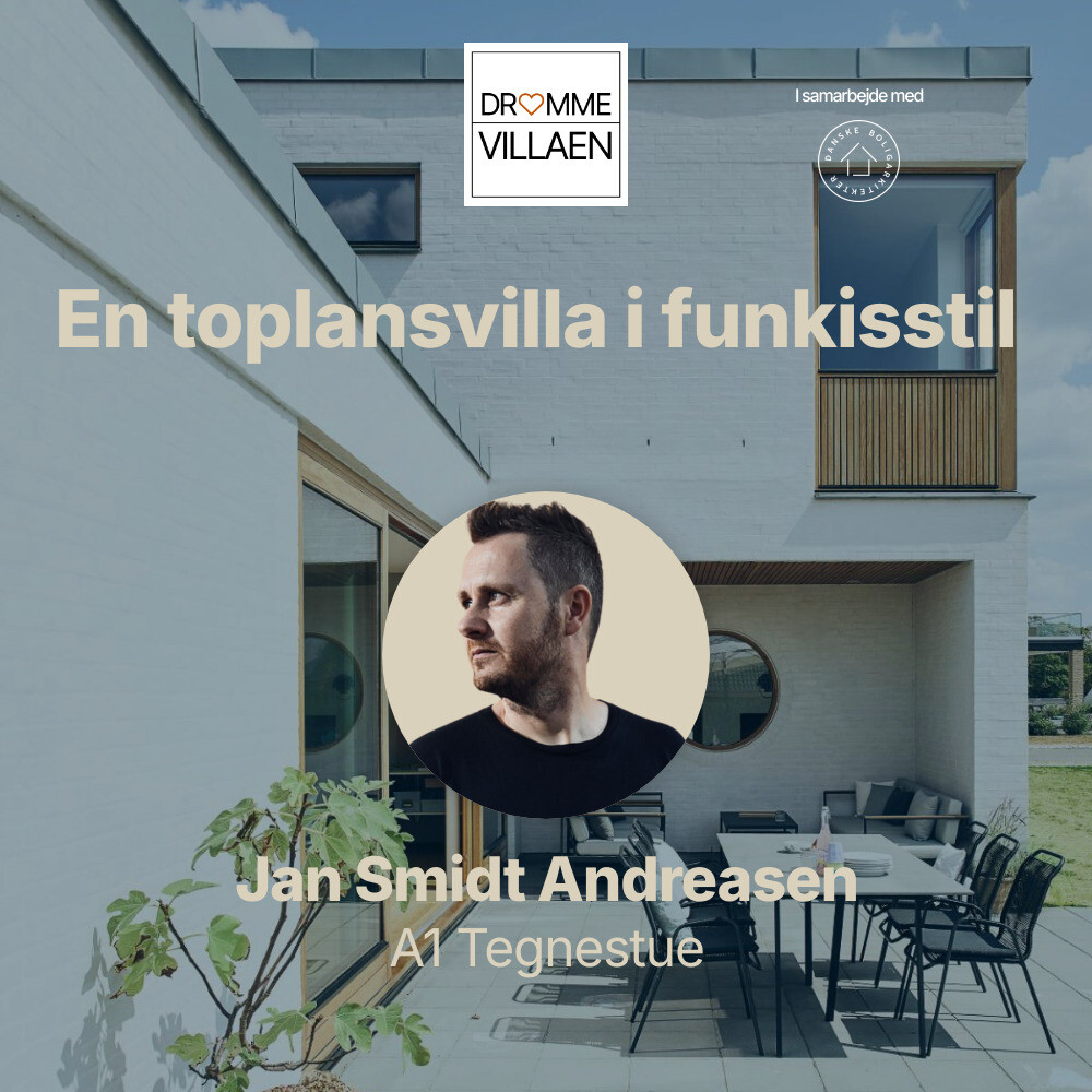 En toplansvilla i funkisstil   