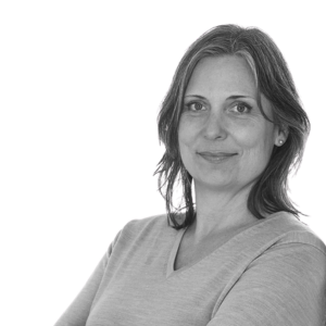 Billede af Ulla Andersen, der deltager i podcasten Drømmevillaen