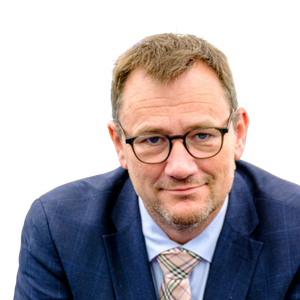 Billede af Niels Flemming Hansen, der deltager i podcasten Drømmevillaen