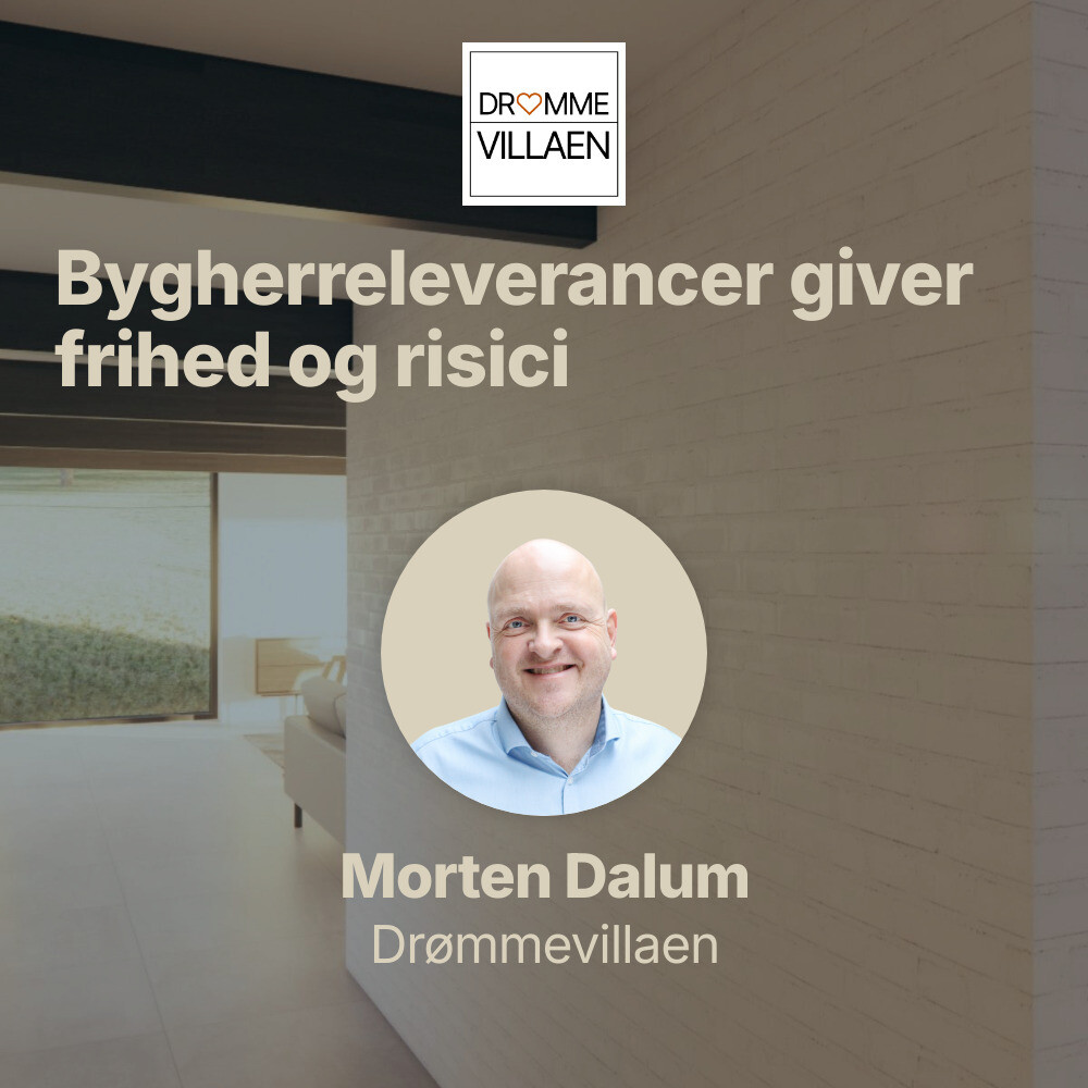Podcastafsnit om bygherreleverancer med Morten Dalum udgivet 1. oktober 2025 af Drømmevillaen.