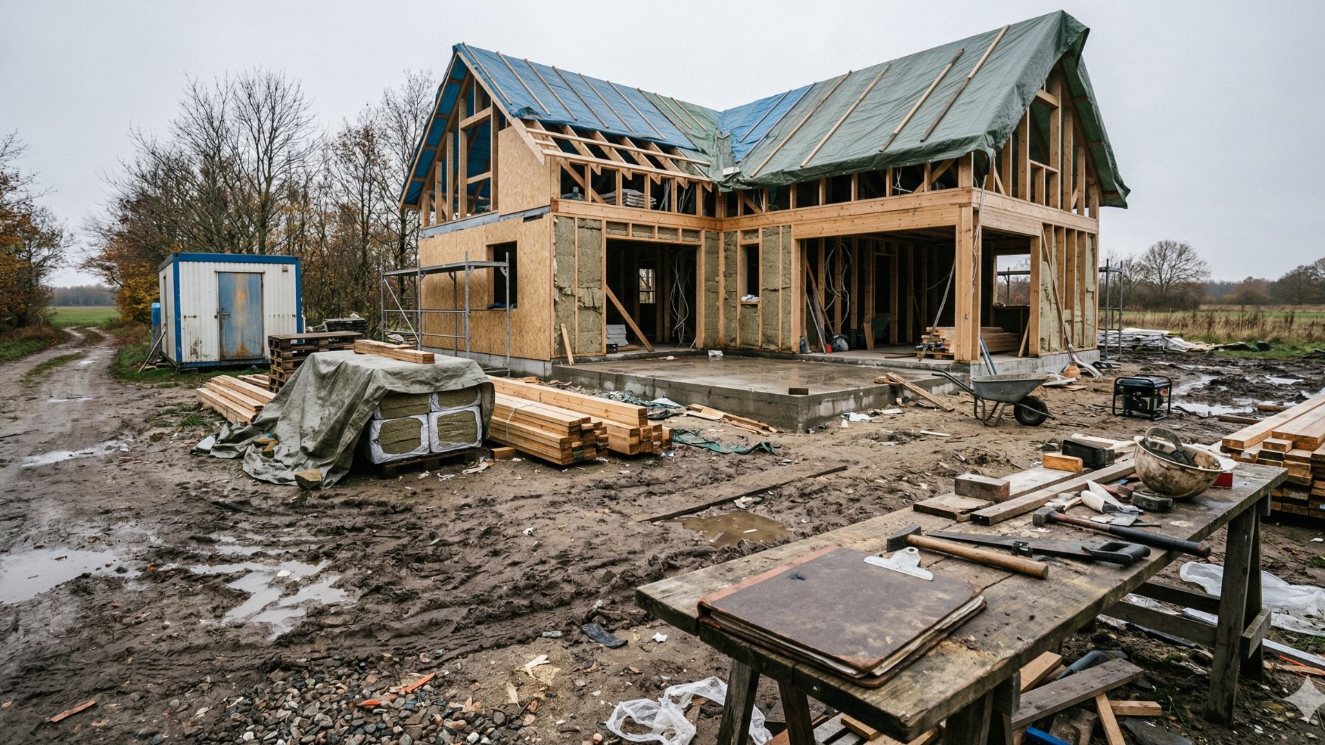 A conto betaling og risiko i byggeprojekter